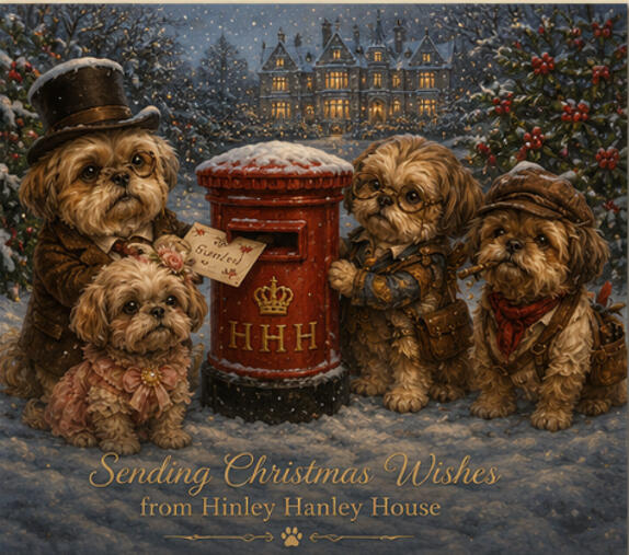 Weekly Update - For new weekly stories and canine caperings at Hinley Hanley House. Weekly Update - For new weekly stories and canine caperings at Hinley Hanley House.