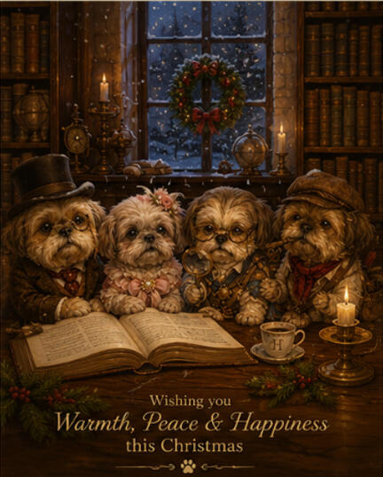 Weekly Update - For new weekly stories and canine caperings at Hinley Hanley House.